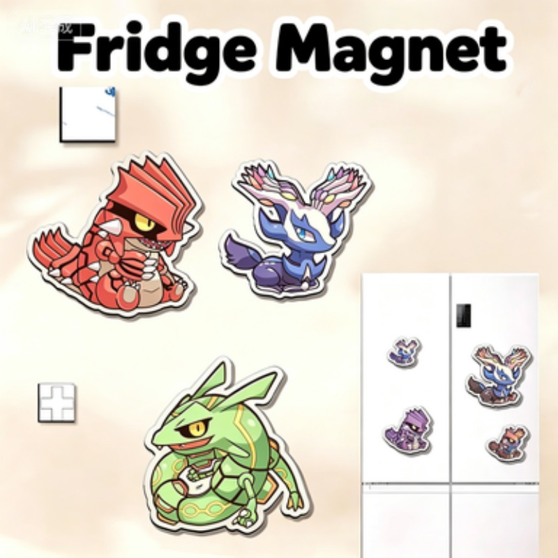Model Kit Lugia - Magnete per Frigorifero in Acrilico con