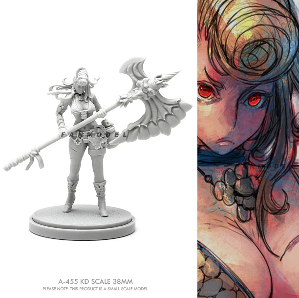 Model Kit Warhammer - Kit modello in resina da 38