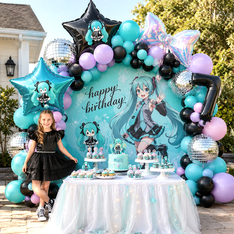 Model Kit Hatsune Miku - Kit Arco di Palloncini Hatsune Miku