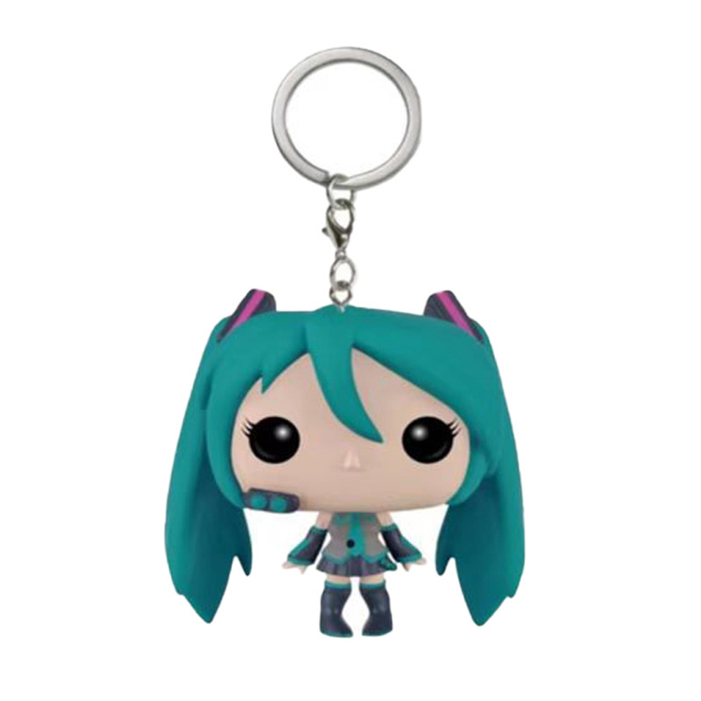Model Kit Hatsune Miku - Portachiavi Anime Hatsune Miku, Giocattolo Tascabile,