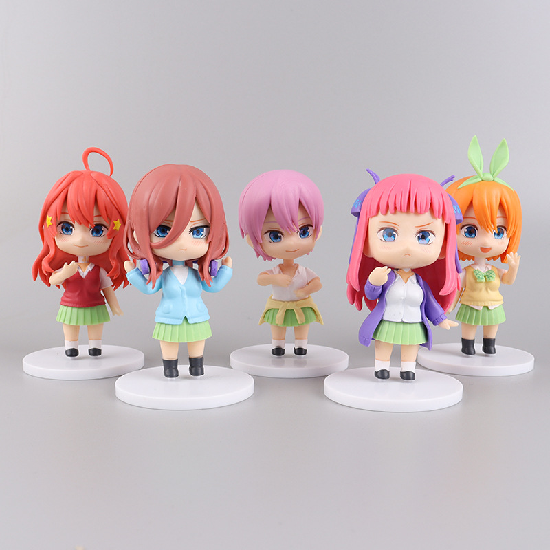 Model Kit Hatsune Miku - 5 pezzi di figure anime delle