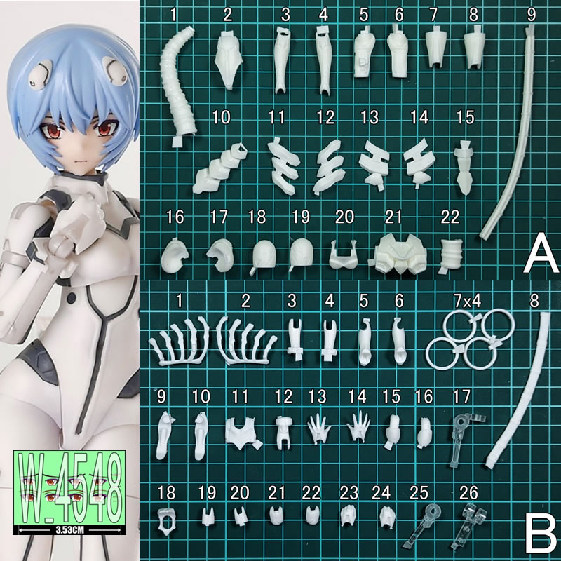 (Disponibile) (W_4548) Rei Aya - Model Kit Evangelion Bandai recensione e prezzo