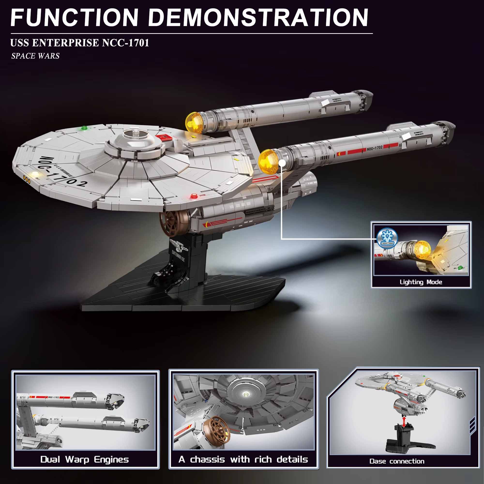 Set di Costruzioni Nave Spazia - Model Kit Uss Enterprise recensione e prezzo
