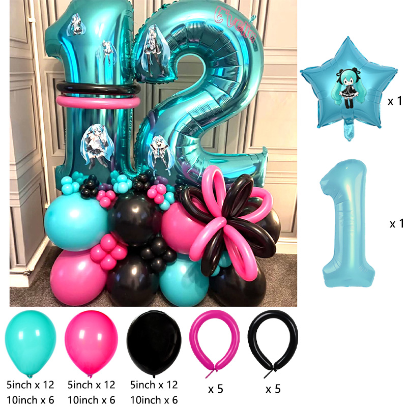 Set di Palloncini Miku Hatsune - Model Kit Hatsune Miku recensione e prezzo