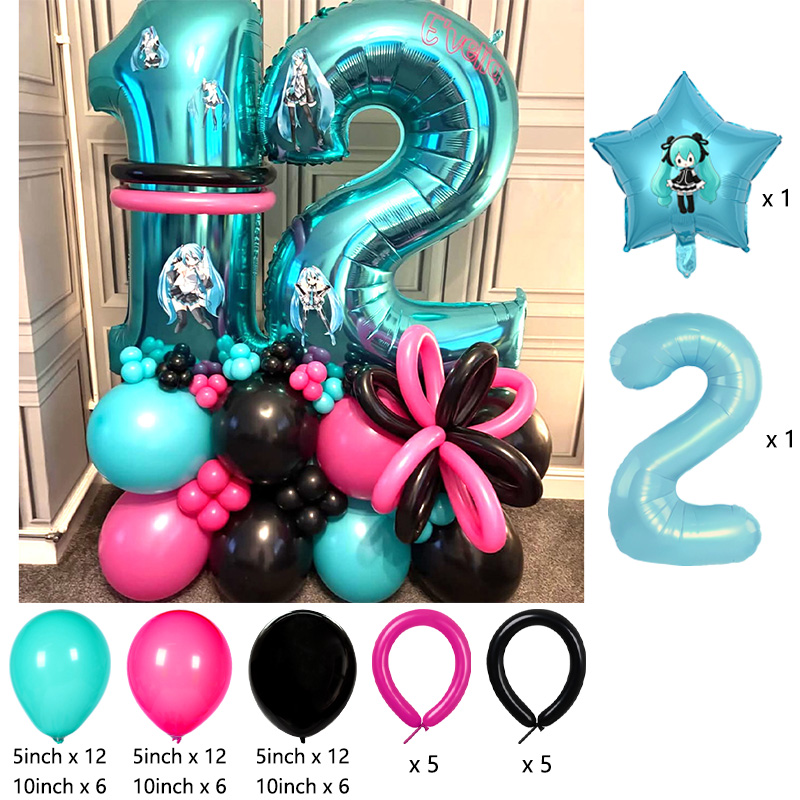 Set di Palloncini Miku Hatsune - Model Kit Hatsune Miku recensione e prezzo