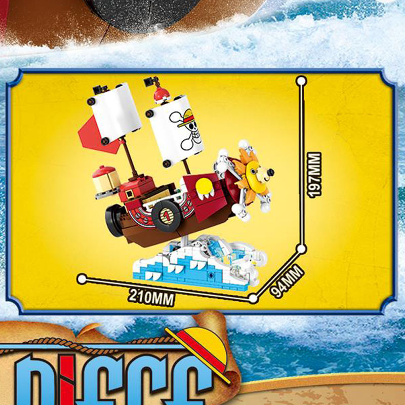 Set di Costruzioni Nave Pirata - Model Kit One Piece Ship recensione e prezzo